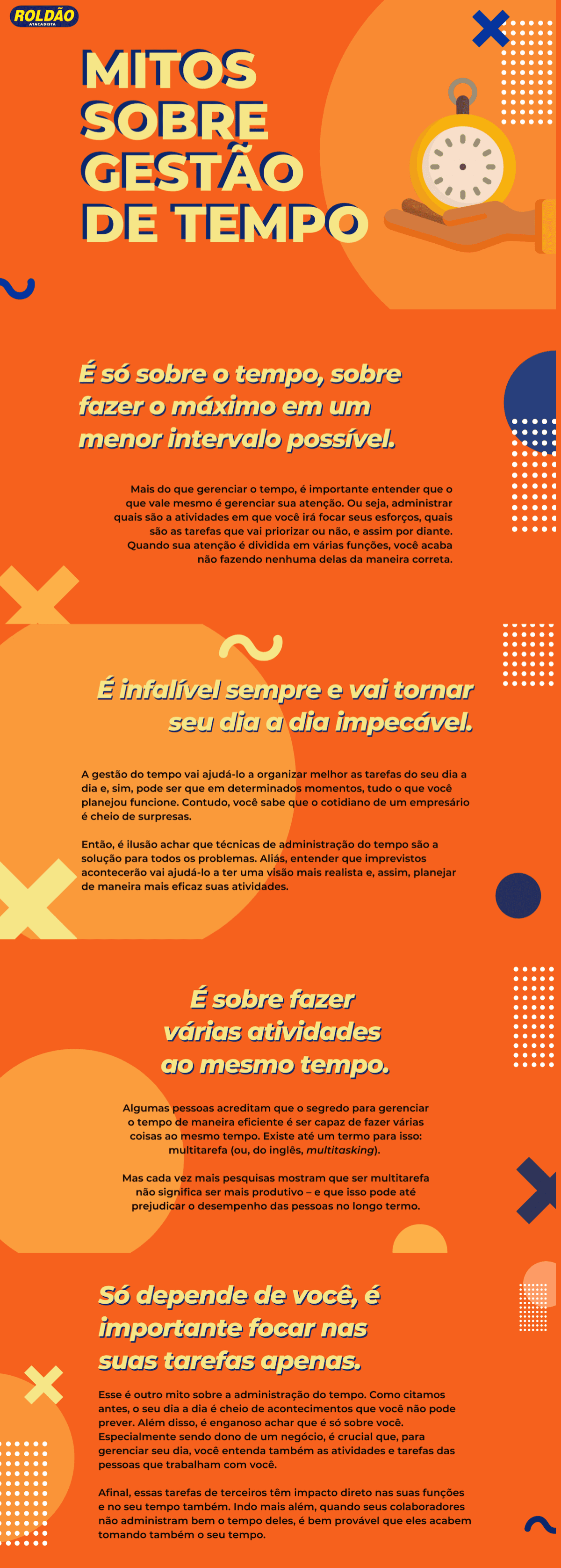 Mitos sobre gestão do tempo – Blog do Roldão