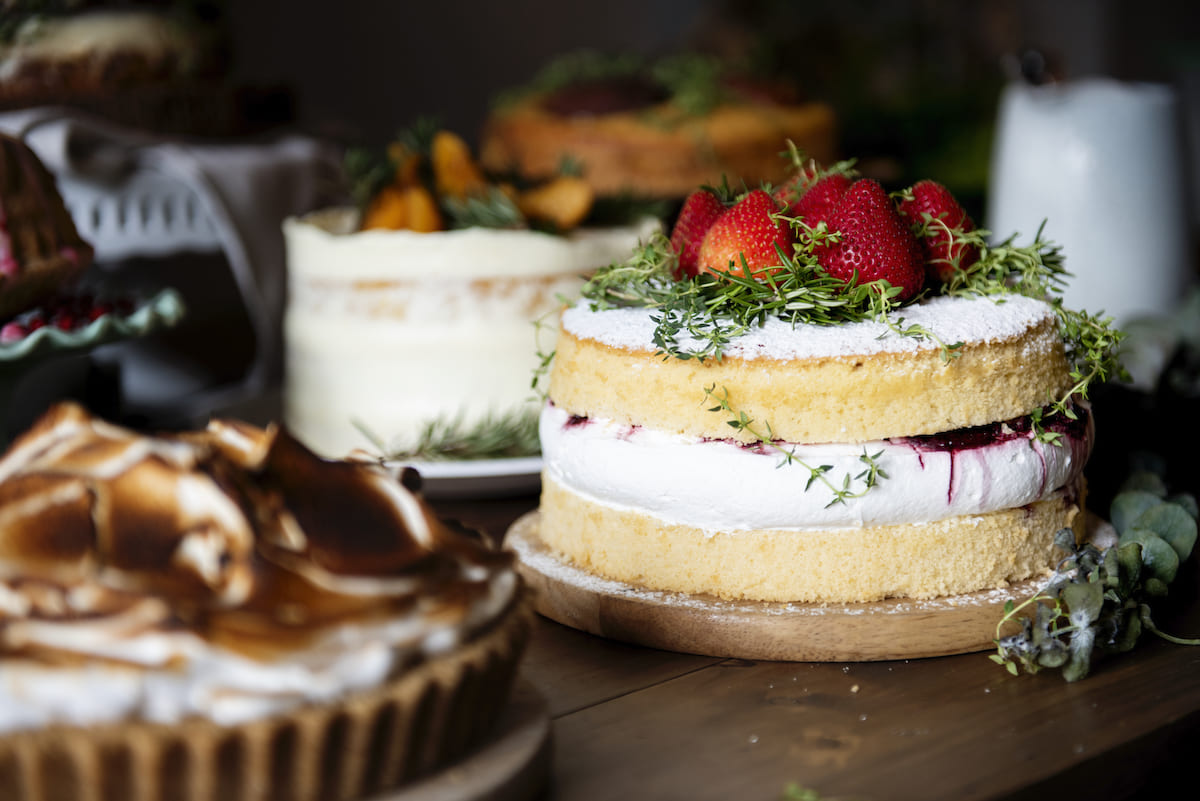 Recheios de bolos, trufas e tortas à base de creme de confeiteiro