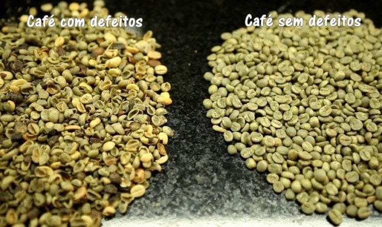 Tipos de café – com defeito e sem defeito