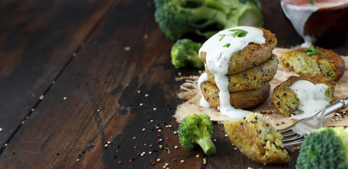 Receita de hambúrguer vegetariano de couve-flor